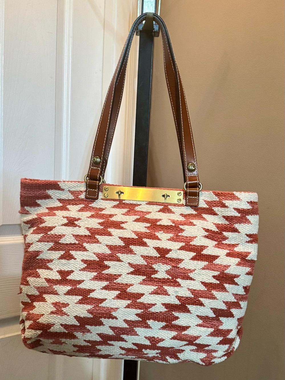 Patricia Nash Hand-Loomed Cotton Oversized Boho Tote | NWT